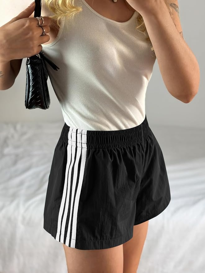 Retro Stripe Shorts
