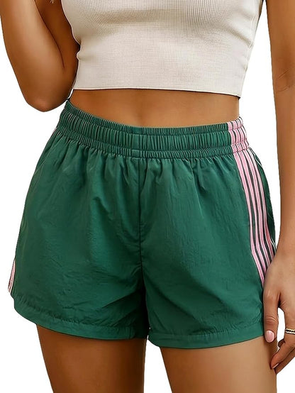 Retro Stripe Shorts